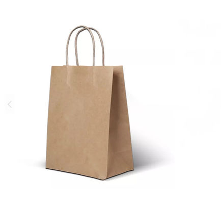 Le sac à main Pantone durable de papier d'emballage de poignée emportent le sac de nourriture