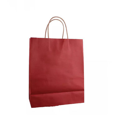 Le sac à main Pantone durable de papier d'emballage de poignée emportent le sac de nourriture