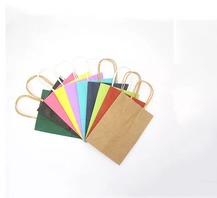 Le sac simple d'emballage de Papier d'emballage de pain a réutilisé coloré imprimé biodégradable