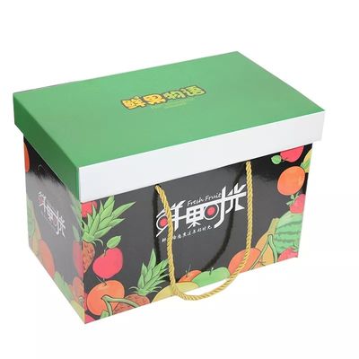 Boîte ondulée faite sur commande pour le certificat d'OIN d'impression offset des fruits 4c