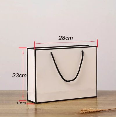 ISO de sac de cadeau de poignée de corde de carton de sac à main de papier d'emballage recyclable
