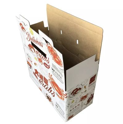 L'emballage dur de fruit de carton de 5 plis enferme dans une boîte la boîte ondulée de carton de fruit