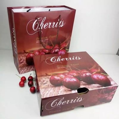 L'emballage dur de fruit de carton de 5 plis enferme dans une boîte la boîte ondulée de carton de fruit