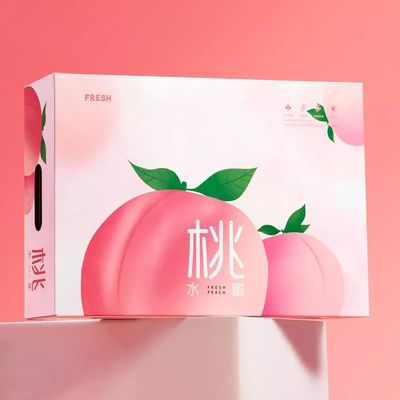 L'emballage en carton ondulé de fruit enferme dans une boîte vernir des caisses d'emballage d'Apple