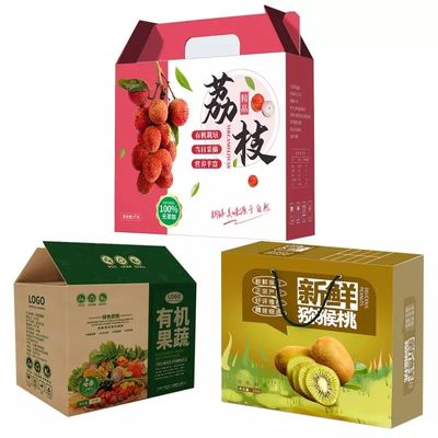 Les boîtes adaptées aux besoins du client en fruit et en carton de Veg ont ridé le rectangle