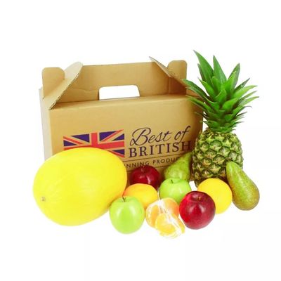 L'emballage de fruit de CMYK enferme dans une boîte la boîte ondulée faite sur commande à fruit