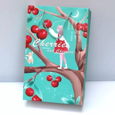 Boîtes en carton végétales écologiques de fruit CMYK/couleur de Pantone