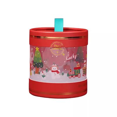 Forme cuboïde de boîte de réveillon de Noël de carton recyclable pour le cadeau de T-shirt