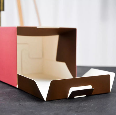 La boîte de papier se pliante faite sur commande a imprimé les biens gravants en refief de boîte d'emballage de sachet