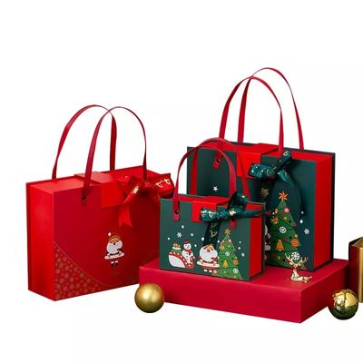 L'OIN de boîte-cadeau de carton de Noël de PMS a enduit la boîte de Noël ondulée de papier