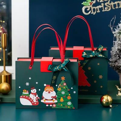 L'OIN de boîte-cadeau de carton de Noël de PMS a enduit la boîte de Noël ondulée de papier
