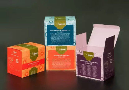 Certificats personnalisés d'OIN des boîtes FSC BSCI à thé de carton de carton