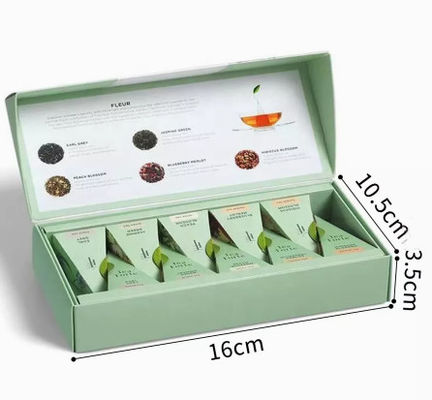 Pliage de cartons imprimé fait sur commande de thé de papier de carton fait main