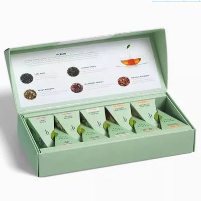 Pliage de cartons imprimé fait sur commande de thé de papier de carton fait main
