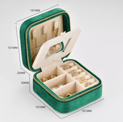 Boîte de rangement exquise ISO9001 fait main biodégradable de bijoux de boucle d'oreille