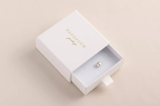 Papier de carton de Deboss de boîte d'emballage de bijoux de bracelet de PandaSew