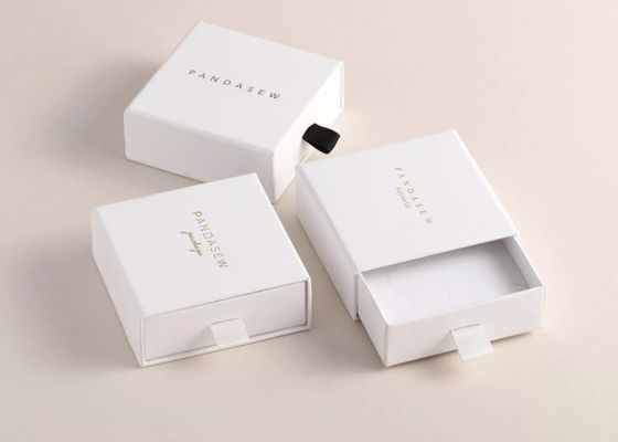 Papier de carton de Deboss de boîte d'emballage de bijoux de bracelet de PandaSew