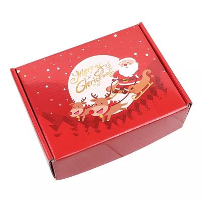 Advent Calendar Christmas Cardboard Gift enferme dans une boîte l'impression gravante en refief