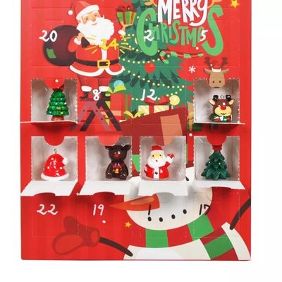 L'OIN de Noël de boîte-cadeau de carton de surprise de compte à rebours a délivré un certificat
