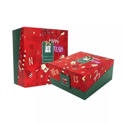 Noël décoratif de impression fait sur commande Eve Box de boîte-cadeau de carton de Noël