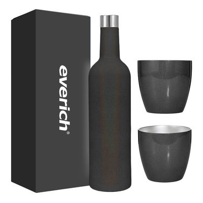 Le verre à vin en boîte de 500 ml définit la sublimation isolée en acier inoxydable