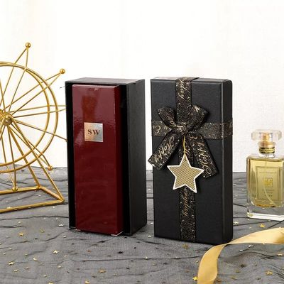 boîtes de Noël de carton de 40*40*100mm pour l'emballage de bouteille de parfum