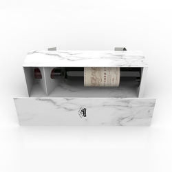 Boîte-cadeau de whisky d'alcool de Champagne finition brillante/mate de stratification