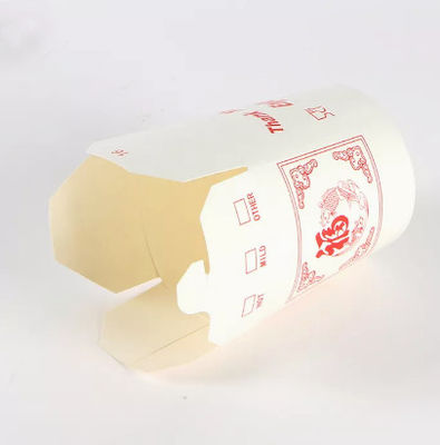 La nourriture à emporter adaptée aux besoins du client par chiche-kebab de la boîte CMYK d'emballage alimentaire de nouille enferme dans une boîte jetable