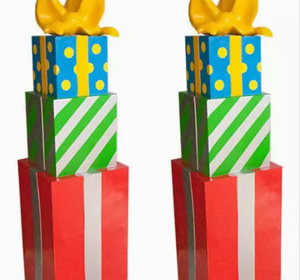 Les boîte-cadeau UV de carton de Noël de preuve arrosent la taille 100/165cm de preuve